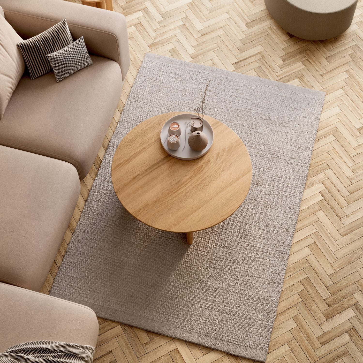 Soffbord i massiv ek 'Niva'