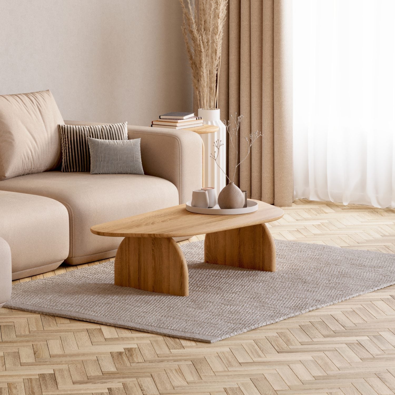 Soffbord i massiv ek 'Eira'