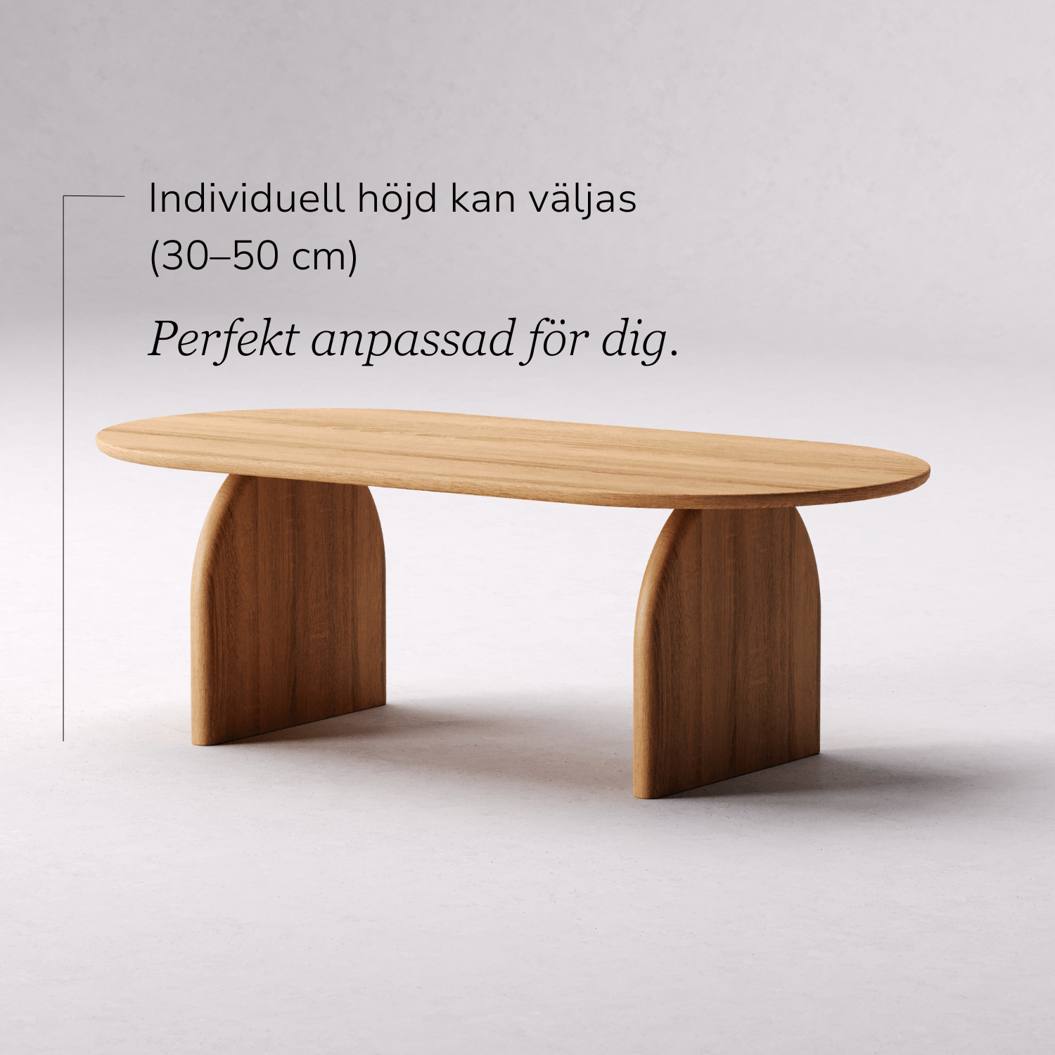 Soffbord i massiv ek 'Runa'