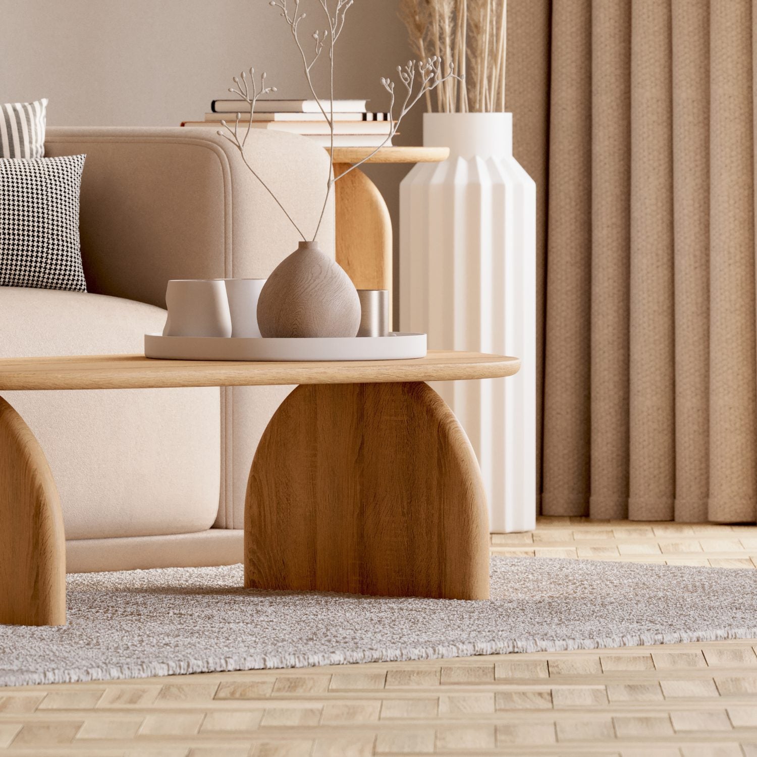 Soffbord i massiv ek 'Eira'