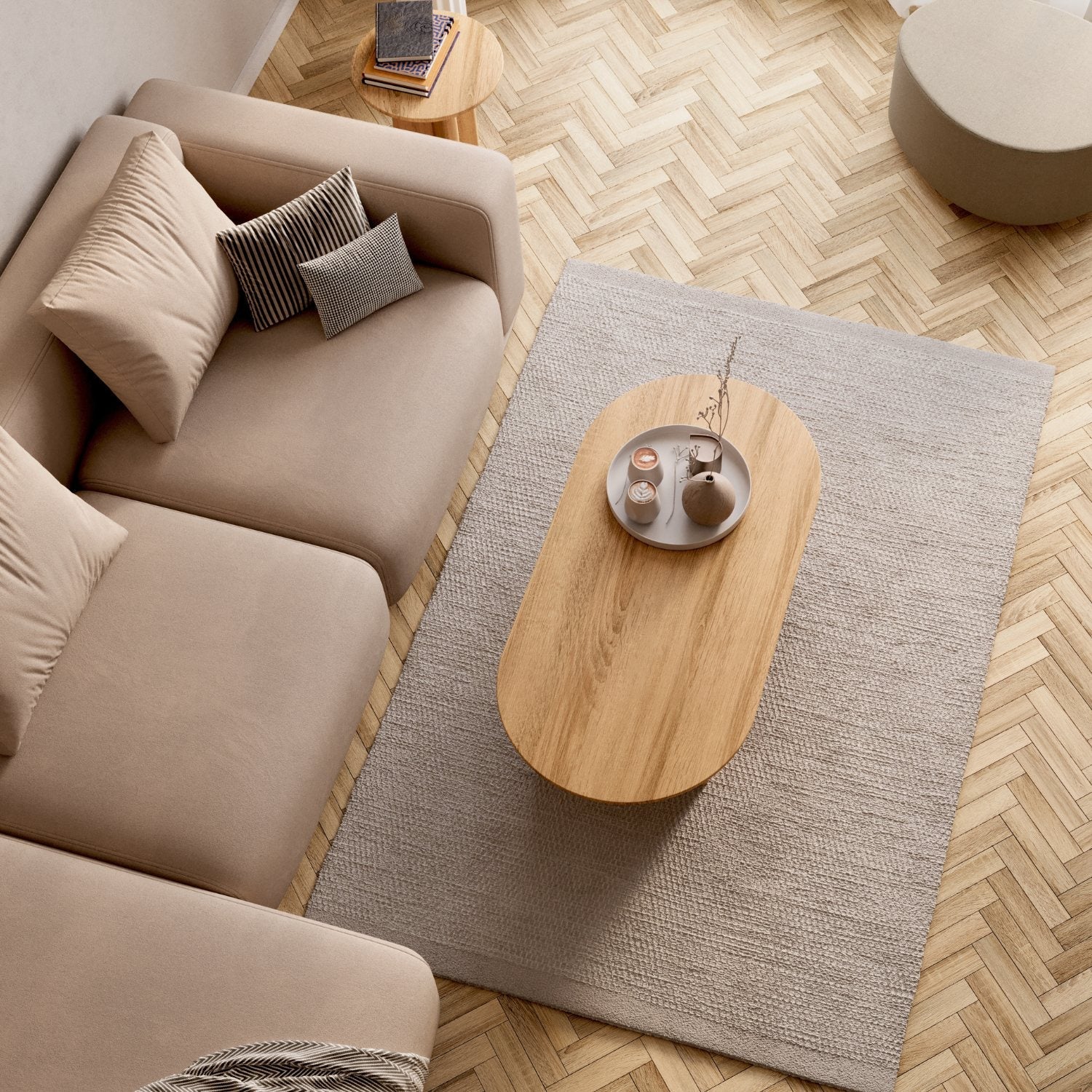 Soffbord i massiv ek 'Runa'