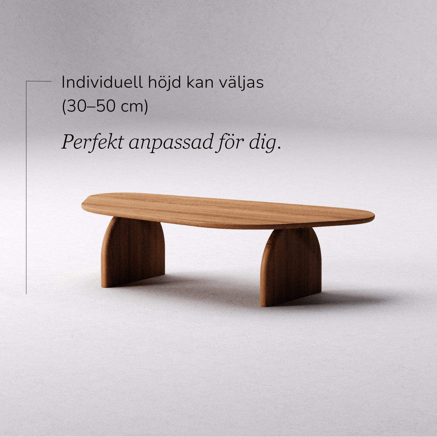 Soffbord i massiv ek 'Eira'