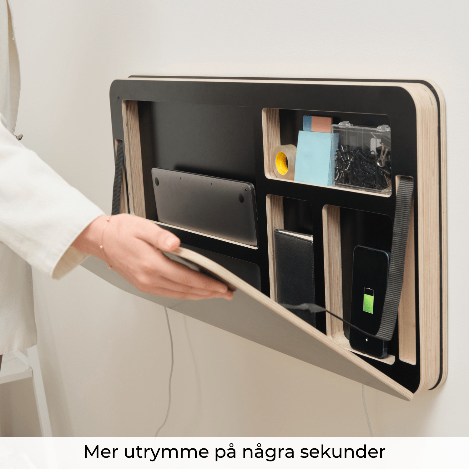 Fällbart skrivbord för väggen | NordicDesk
