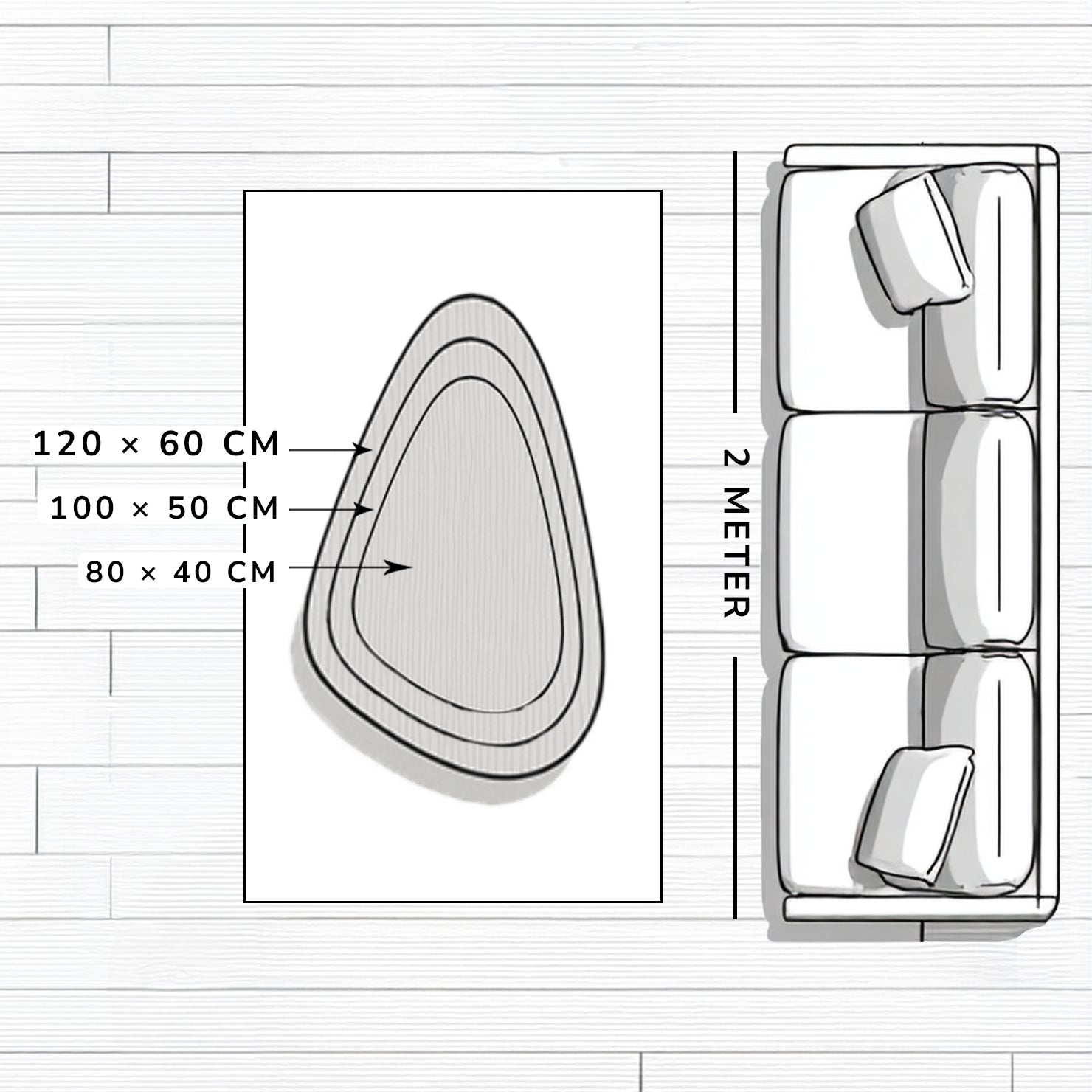Soffbord i massiv ek 'Tova'