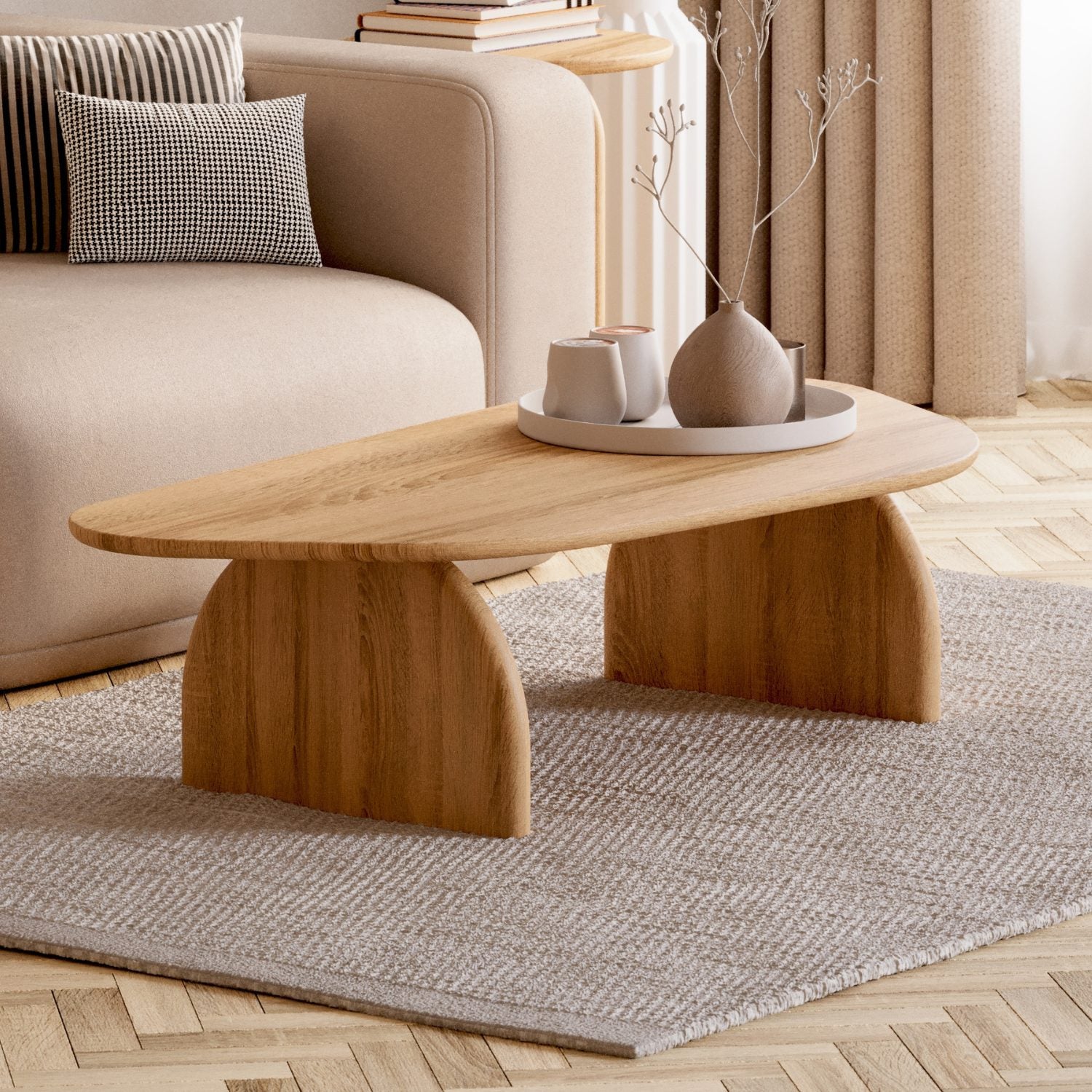 Soffbord i massiv ek 'Eira'